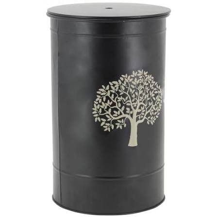 Coffre de stockage granulés Arbre Noir